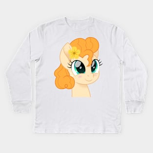 Pear Butter portrait short mane Kids Long Sleeve T-Shirt